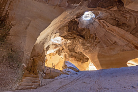 Bell caves in National park Beit-Guvrin . Israelの写真素材