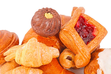Bakery foodstuffs assortmentの写真素材