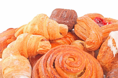 Bakery foodstuffs assortmentの写真素材