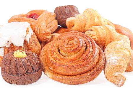 Bakery foodstuffs assortmentの写真素材