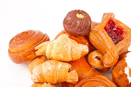 Bakery foodstuffs assortmentの写真素材