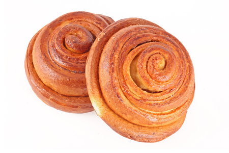 Fresh bake cinnamon rollsの写真素材