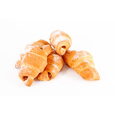 croissant isolated over white backgroundの写真素材