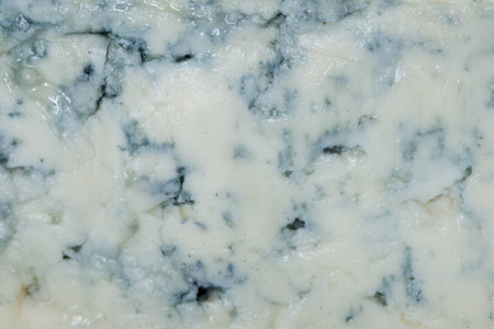 Close up of blue cheese. Cheese backgroundの写真素材