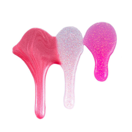 nail polish isolated on whiteの写真素材