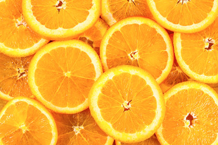 Healthy food, background. Orangeの写真素材
