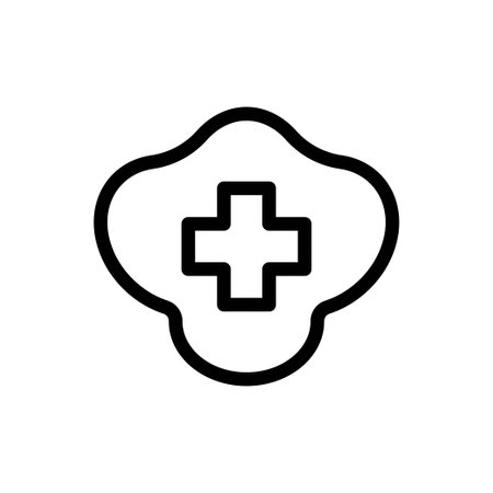 health icon or logo vector illustration isolated sign symbol suitable for display, website, logo and designer. High quality black style vector iconのイラスト素材