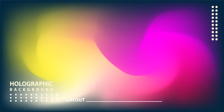 Abstract Modern gradient Hologram Backgroundのイラスト素材