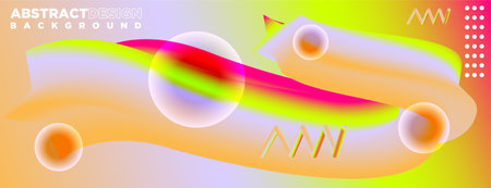 Luxurious and elegant abstract geometric template with colorful gradients. Abstract background design illustration for banners and Backgroundsのイラスト素材