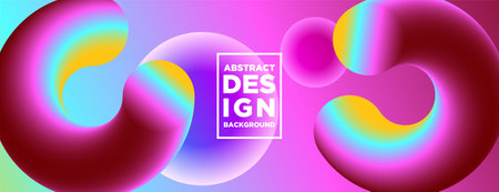 Luxurious and elegant abstract geometric template with colorful gradients. Abstract background design illustration for banners and Backgroundsのイラスト素材