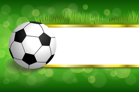 Background abstract green football soccer sport ball illustration vectorのイラスト素材