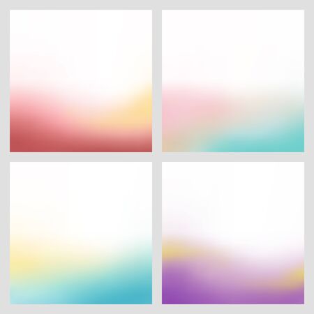 Abstract bottom color gradient blur background illustration vectorのイラスト素材