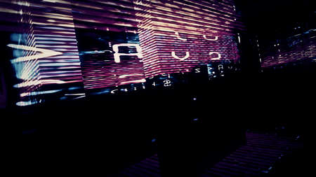  Chaotic digital data abstraction with numbers and letters.の写真素材