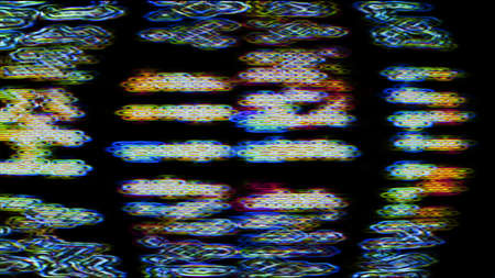 Future Tech 0420 - Futuristic technology screen communication with abstract noise.の写真素材