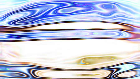 Abstract fluid forms on a white background.の写真素材