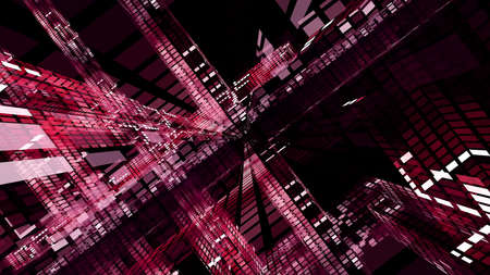 Futuristic technology screen 10572 from a series of abstract future tech imagery.の写真素材