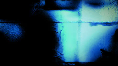 Film leader frame with hair, scratches and dust. High resolution photo 10606.の写真素材