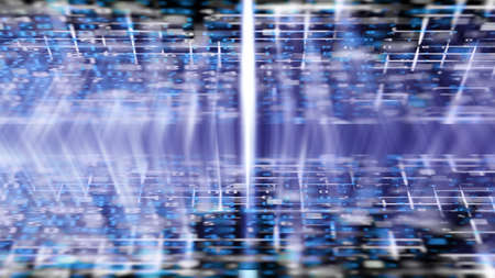 Conceptual futuristic technology digital light abstraction. High resolution illustration 10944.の写真素材