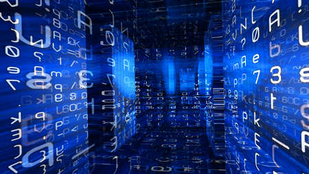 Futuristic digital technology screen display High resolution illustration 10960.の写真素材