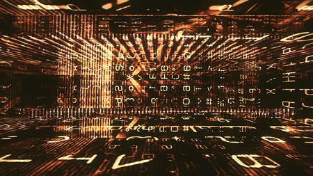 Futuristic digital technology screen display High resolution illustration 10976.の写真素材