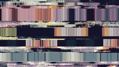 Data glitch random digital signal malfunction. High resolution illustration 11086 from a series of abstract futuristic technology.の写真素材