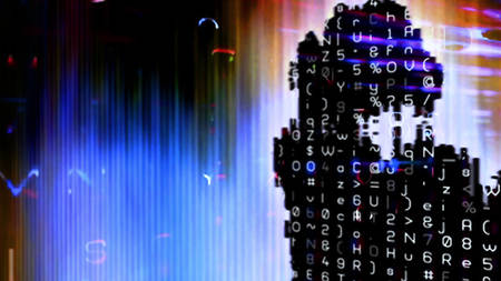 Streaming digital data abstraction 10876 from a series of futuristic tech imagery.