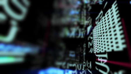 Futuristic technology screen display 10897 from a series of abstract future tech imagery.