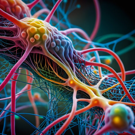 This digital illustration presents an intriguing close-up view of a singular cell, magnified to highlight the intricate details and quantum biology. The image explores the fascinating world of ultra macro photography, capturing the cells structure in stunning detail. Despite its scientific nature, the image possesses an aesthetic quality, turning a simple cell into a masterpiece of natures design. Overall, the image serves as an excellent example of the beauty and complexity found in the smallest units of life.の素材