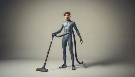 Futuristic Vacuum Cyborg Cleaner Hybridの素材