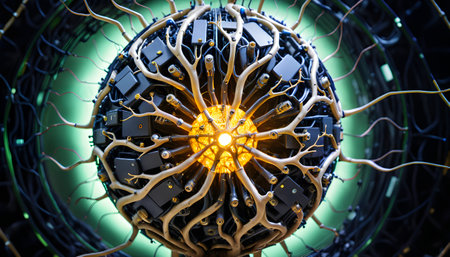 Illuminated Neural Tech Sphereの素材