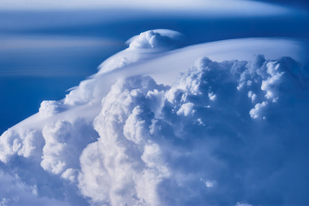 big cumulonimbus clouds