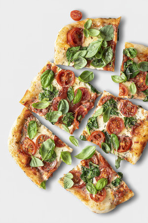 Fresh homemade pizzaの写真素材