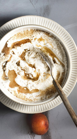 Ingredients for baking a cakeの写真素材