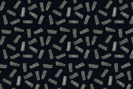 Black rectangle block print pattern background