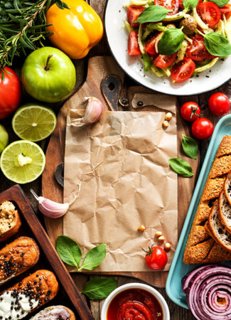 view food frame with copy spaceの写真素材