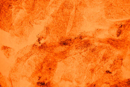 Orange texture of decorative plastered wall. Textured background. Great for design and texture background.の写真素材
