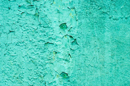 Geen texture for designer background. Colorful background. Abstract background of cracked old paint. Great for design and texture background.の写真素材