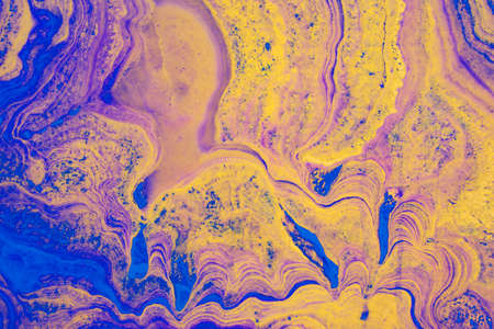 Marble nature texture made as if performed by fluid art technique. The drawing includes swirls of marble. The pattern can be used for wallpaper.の写真素材