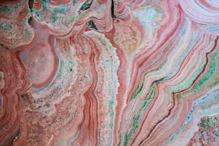 Marble nature texture made as if performed by fluid art technique. The drawing includes swirls of marble. The agate pattern can be used for design.の写真素材