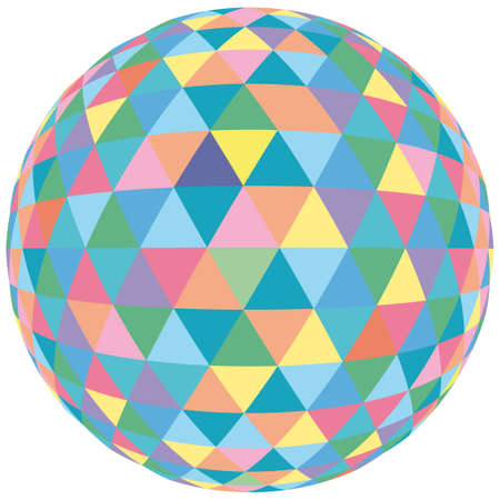 abstract pixel points mosaic background vector illustration coloursのイラスト素材