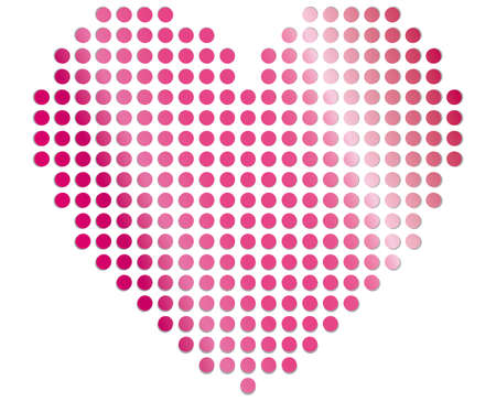 heart points vector illustratonのイラスト素材