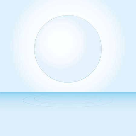 blue water with bubbles  illustration のイラスト素材