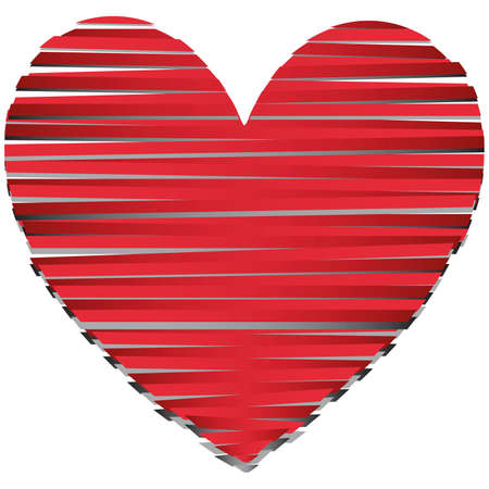 heart Illustration icons symbols Valentine day のイラスト素材