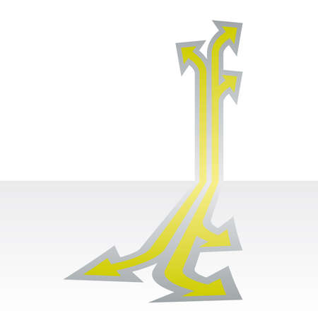 arrows abstractのイラスト素材