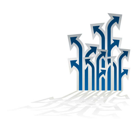 Background illustration with arrows abstractのイラスト素材