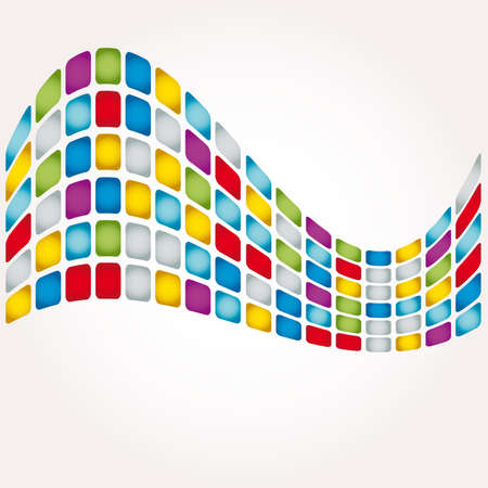 abstract mosaic composition backgroundのイラスト素材