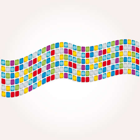 abstract mosaic composition backgroundのイラスト素材