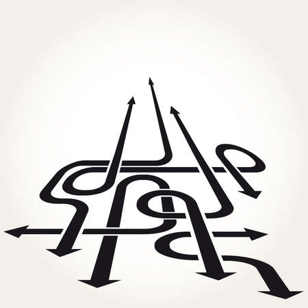 Arrows background abstractのイラスト素材