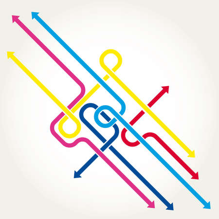 Arrows background abstractのイラスト素材