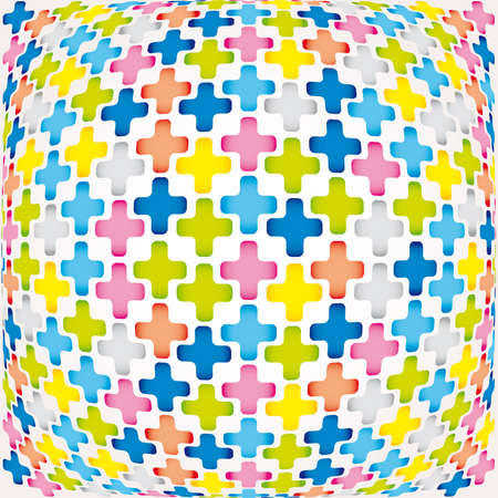 Multicolored dot background point illustrationのイラスト素材